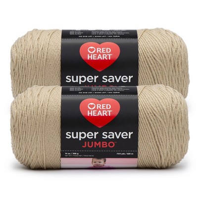 Red Heart Super Saver Yarn 12 Pack-Buff