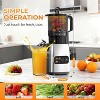 ZAFRO Cold Press Juicer, Advanced Touch Controls Juicer Machines with 5.4" Wide Feed Chute, Quiet Motor High Juice Yield Slow Masticating Juicer - 2 of 4