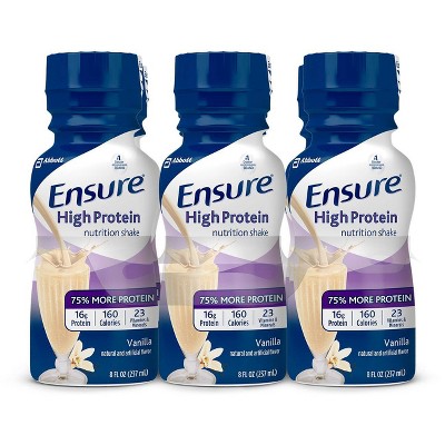 Ensure High Protein Shake - Vanilla - 6ct/48 fl oz