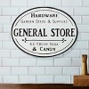 VIP Metal 15.75 in. Off-White Embossed "General Store" Wall Sign - 2 of 4