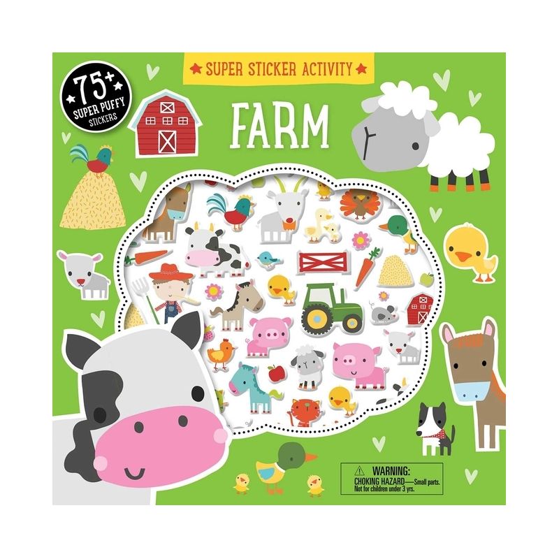 Super Sticker Activity: Farm - (Paperback), 1 of 2