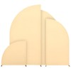 Half-Moon Spandex Arch Cover ¨C Double-Sided Stretchable Backdrop Fabric for Wedding, Birthday, Banquet Decoration (Frame Not Included) - 4 of 4