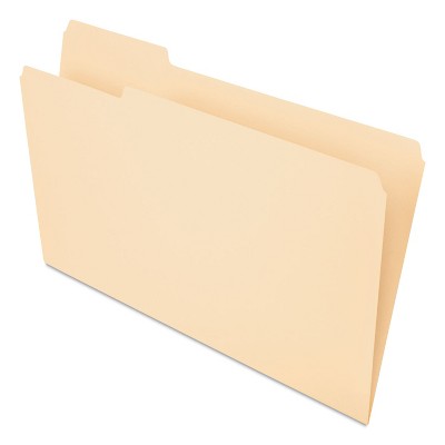 Pendaflex Essentials File Folders Straight Cut Top Tab Legal Manila 100/Box 753