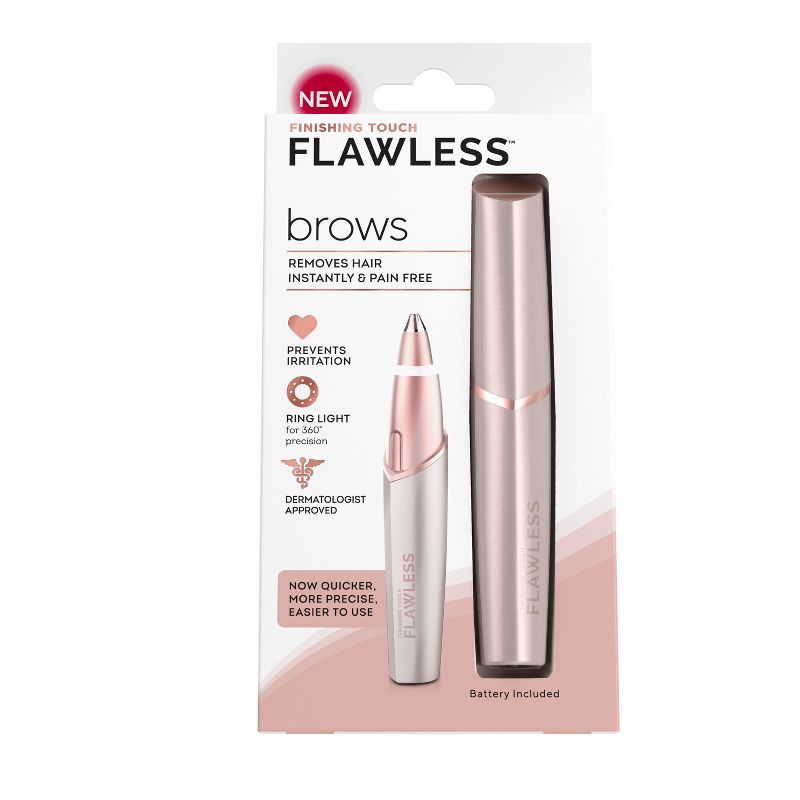 Finishing Touch Flawless Brows Eyebrow Hair Remover Electric Razor for Women, 1 of 16
