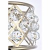 Elegant Lighting Madison Collection Pendant D:12in H:9in Lt:3 Polished Nickel Finish (Royal Cut Crystals) - 4 of 4