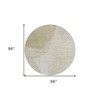 Beige Khaki And Taupe Abstract Washable Indoor Outdoor Area Rug - 3 of 4