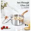 KOCH SYSTEME CS Stainless Steel Saucepan , Stainless Steel Pot  with Heat-resistant Bakelite Handle, Tri-ply Base Sauce Pan, Induction Compatible Pots - 3 of 4
