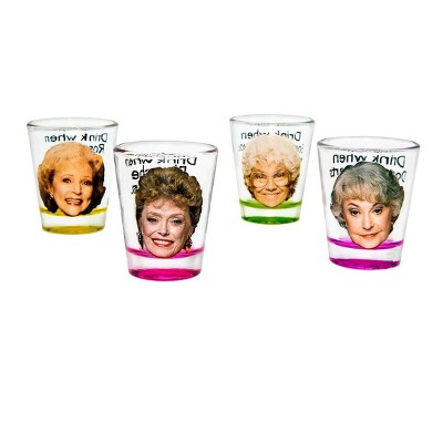 Just Funky The Golden Girls Shot Glasses Set of 4, image 2 of 7 slides