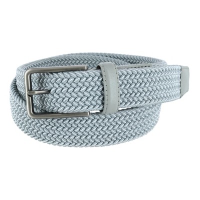 Greg Norman Men's Two Tone Stretch Belt, 44, Grey And White : Target
