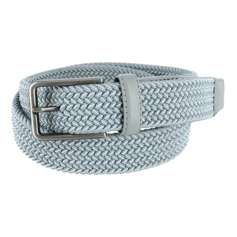 Greg Norman Men's Two Tone Stretch Belt, 42, Grey And White : Target