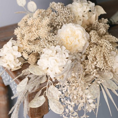 Eternal Greenery 29" Faux Astilbe Stem in Off-White