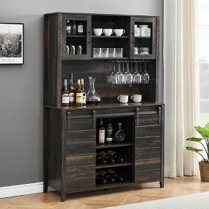Wine bar hutch online