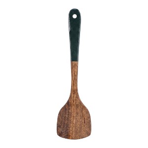 REGALWOVEN DRMHM Wood Heat Resistant Spatulas Brown 1 Pc Brown