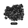 Unique Bargains Round Plastic Reusable Garment Hanger Marker Number Tag Black 100 Pcs - 3 of 3