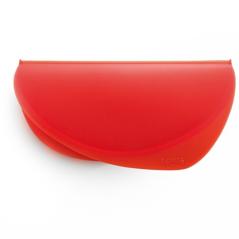 SILICONE MICROWAVE OMELET MAKER, RED