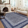 Modern Machine Washable Area Rug Ultra Thin Stain Resistant Non Shedding Non Slip Pet Friendly Floor Rug for Living Room Bedroom - 3 of 4