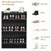 Acekool 3 Flip Drawer Shoe Cabinet, Modern Entryway Shoe Storage Organizer, Adjustable Space - 4 of 4