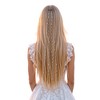 Unique Bargains Women's Fashion Star Braided Hair Chain Silver Tone 2 Pcs - 2 of 4