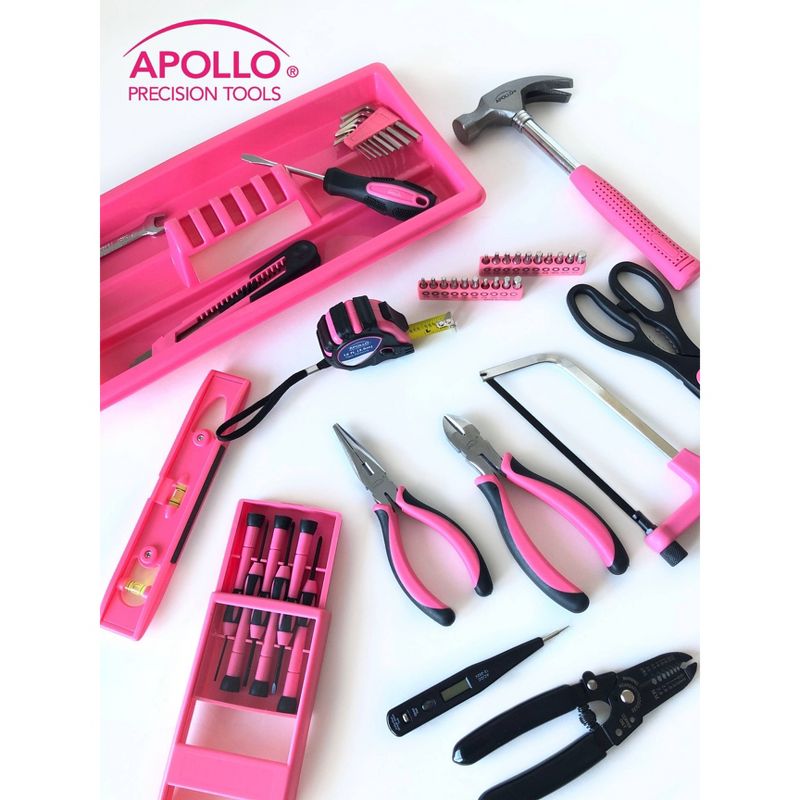 Apollo Tools 170pc Household Tool Kit with Tool Box, 4 of 7
