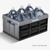 CleverMade Collapsible 3pk 32L 100% Recycled Storage Bin Stone - 4 of 4