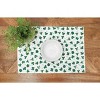 C&F Home St. Patrick's Day Clover Shamrock Pattern Placemats Set of 6 St, 14" x 20" - 3 of 4