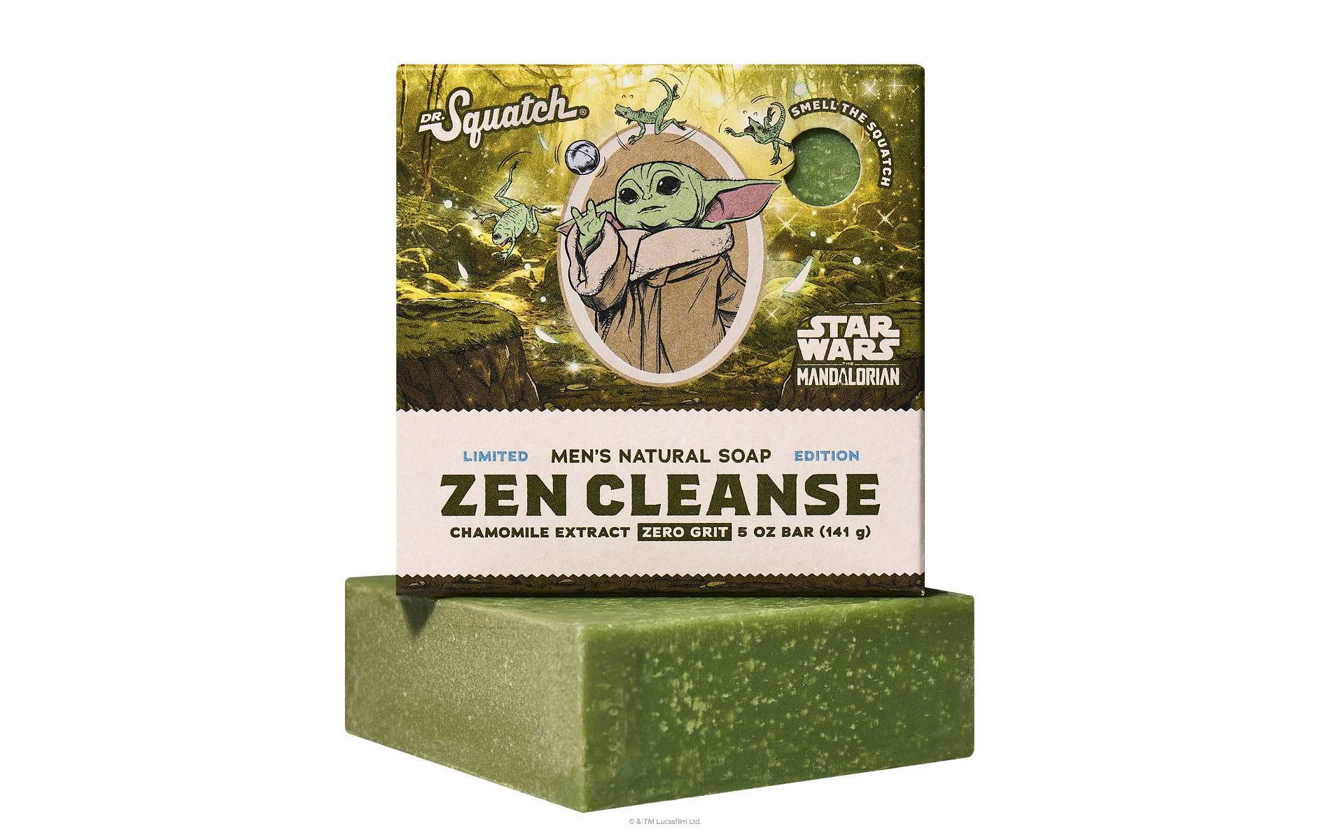 DR. SQUATCH Men's All Natural Bar Soap - Zen Cleanse - 5oz