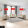 AndMakers 3-Piece Microfiber Living Room Set - 2 of 4