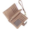 BEAFUP Women's Wallets - RFID Blocking PU Leather Wallet - Stylish Compact Bifold Design with Detachable Wrist Strap for Everyday Carry - 4 of 4