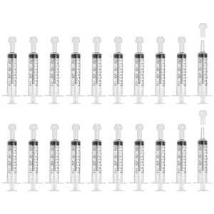 Unique Bargains Feeding Syringes with Cap Syringes for Liquid Pet Feeding Measuring Tool 20 Pcs - 1 of 4