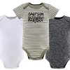 The Peanutshell Baby Boy Short Sleeve Bodysuits, 5-Pack, Camo Dinosaur, Newborn to 24 Months - 4 of 4