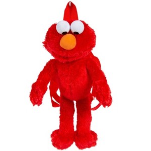Sesame Street Elmo Plush Backpack | 15 Inches Tall - 1 of 4