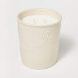 25oz Ceramic Bay & Winter Berry Candle Cream - Threshold™ designed with Studio McGee