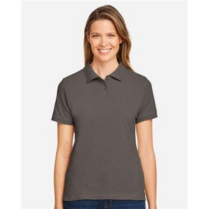 EG PRO Women's Cotton Polo Shirt – Short Sleeve Collared Polo for Women, Classic Fit Casual Golf Polo Top - 1 of 4
