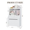 CuisinSmart Kids Wooden Storage Cabinet ,Kids Bookshelf Toy Storage with Flip-Top Lid and Cubby, for Playroom Bedroom Nursery Children Room - 2 of 4