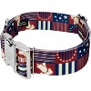 Country Brook Petz HossFit Jr Wide Premium Dog Collar - Americana Collection - 4 of 4