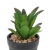 Unique Bargains Artificial Plants Plastic Green 2.76"x2.76"x3.54" 1 Pcs - 4 of 4