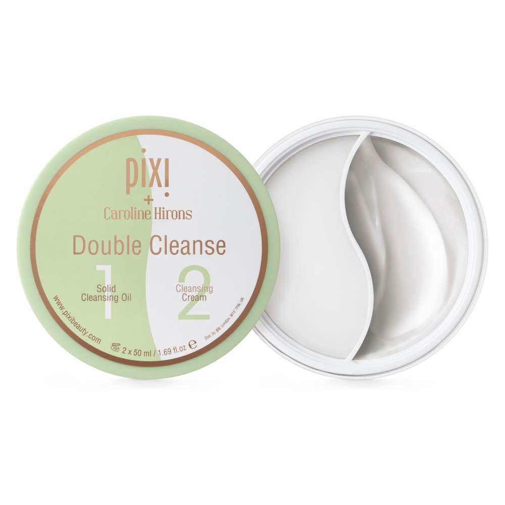 Photos - Facial / Body Cleansing Product Pixi By Petra + Caroline Hirons Unscented Double Cleanser - 1.69 fl oz