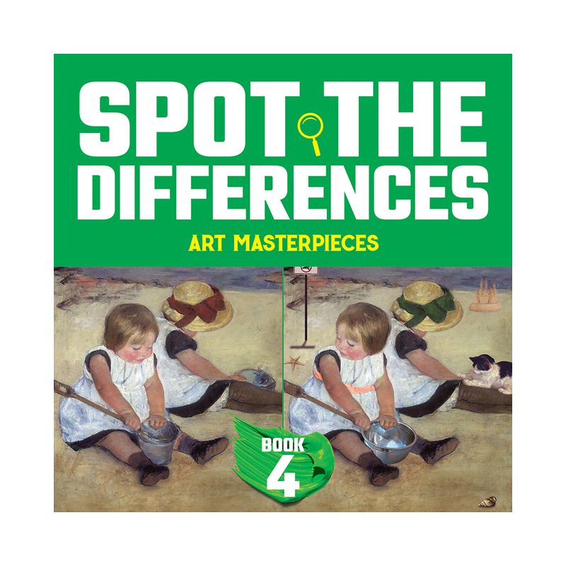 Spot the Differences: Art Masterpieces, Book 4 - (Dover Kids Activity Books) by  Dover (Paperback), 1 of 2