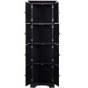 4-Tier 72" Corner Kitchen Pantry Storage Cabinet with 8 Doors Tall Storage Cabinet,Corner Cabinet and Shelves,Home Bookshelf for Bathroom, Living Room - 3 of 4