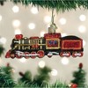 Old World Christmas Glass Blown Christmas Ornament, Train Steam Locomotive, 5” (With OWC Gift Box) - 4 of 4