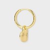 Bijoux Sport by Luv Aj MLB Gold Logo Heart Hoop Earrings - 3 of 3