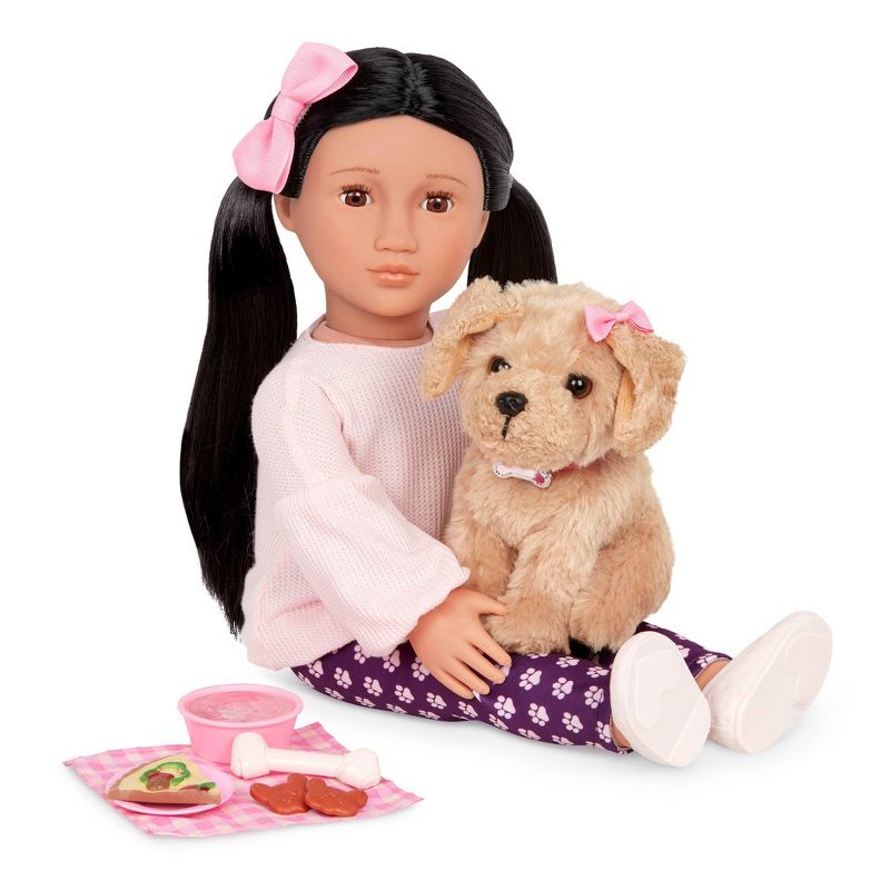 Our Generation Jin &#38; Charm 18&#34; Doll &#38; Pet Set, 5 of 10