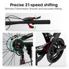 FIONECA 26 Inch Steel Frame Shock Fork Plus Shock Absorber 21-speed Unisex Mountain Bike - 4 of 4