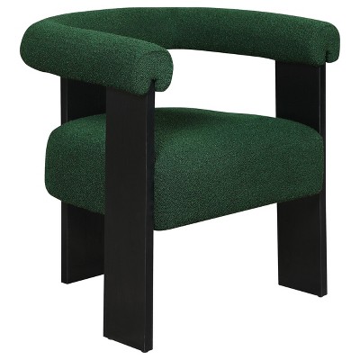 Coaster Home Furnishings Ramona Boucle Upholstered Accent Side Chair Green and Black