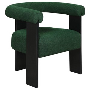 Coaster Home Furnishings Ramona Boucle Upholstered Accent Side Chair Green and Black - 1 of 4