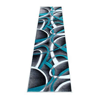 Masada Rugs Sophia Collection Area Rug with Hand Carved Intersecting Arch Design