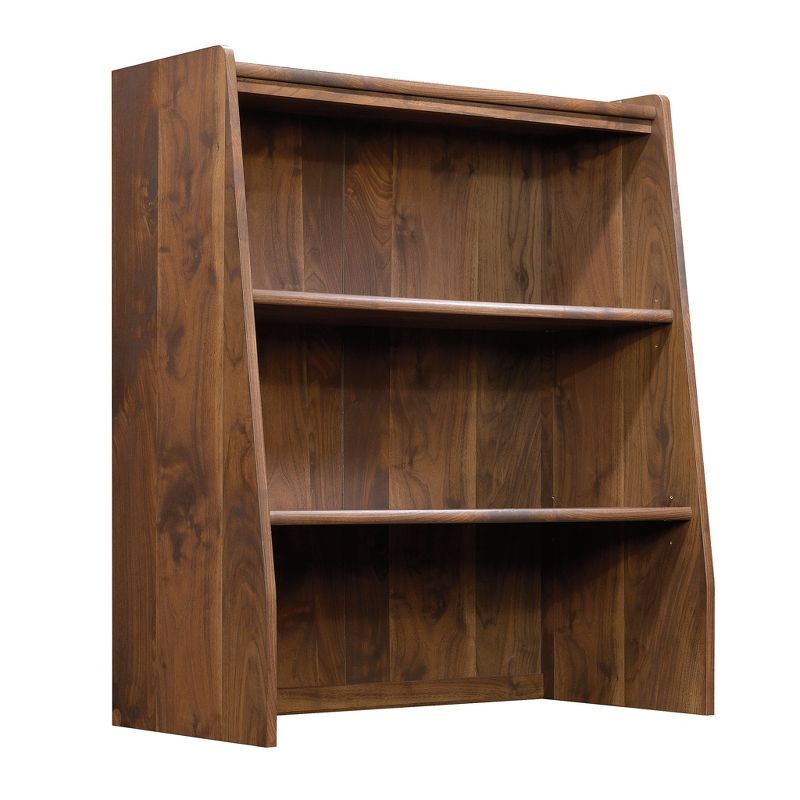 34.213&#34;Clifford Place Library Hutch Grand Walnut - Sauder: Mid-Century Modern, Adjustable Shelves, Particle Board & Laminate Surface, 1 of 7