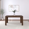 Plank+Beam Contour Dining Table, 60" Solid Wood Kitchen Table, Modern Round Table For 4, Wooden Rectangular Kitchen & Dining Table for Home - 2 of 4