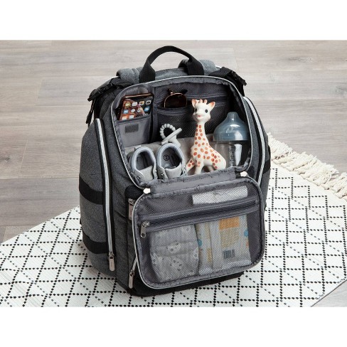 Baby Brezza Changing Station Diaper Bag - Gray - image 1 of 4