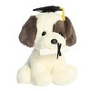 Aurora Small Grad Terrier Pup Graduation Commemorative Stuffed Animal White 8" - 2 of 4